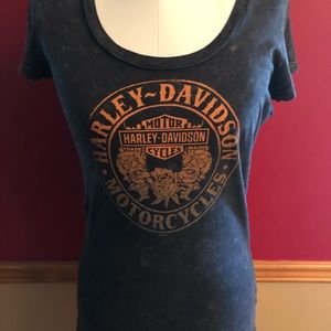 Gray marbled Harley-Davidson t-shirt